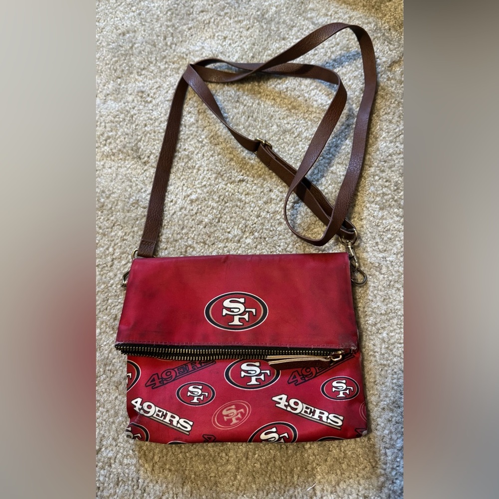 49ers Red Crossbody Bag